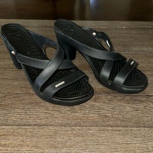 Crocs Cyprus IV Heels Black